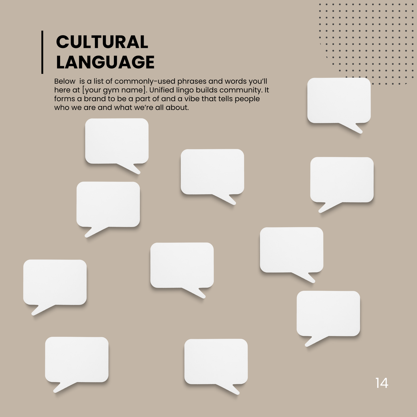 Culture Code Booklet for Staff & Interns