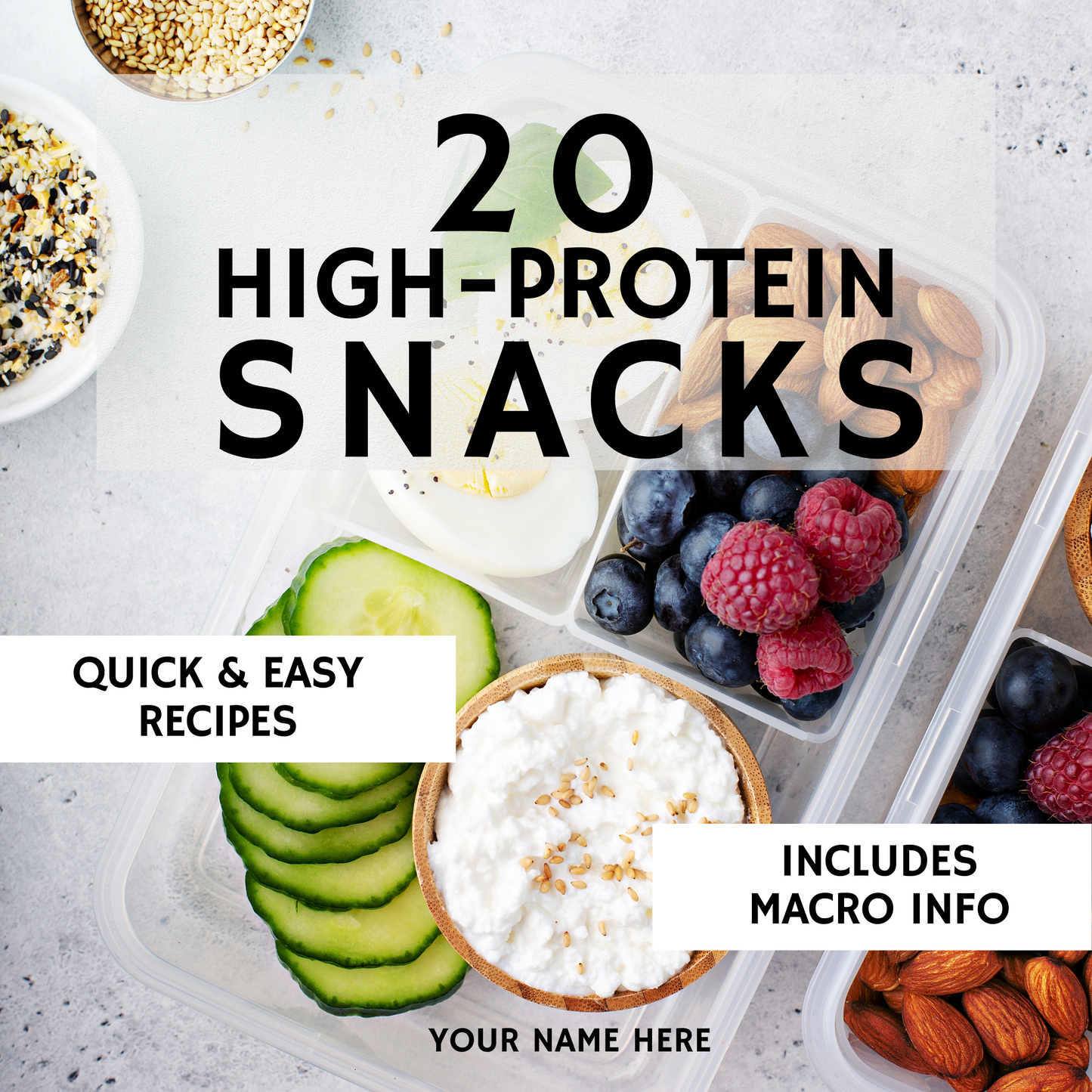 20 High-Protein Snacks E-Book