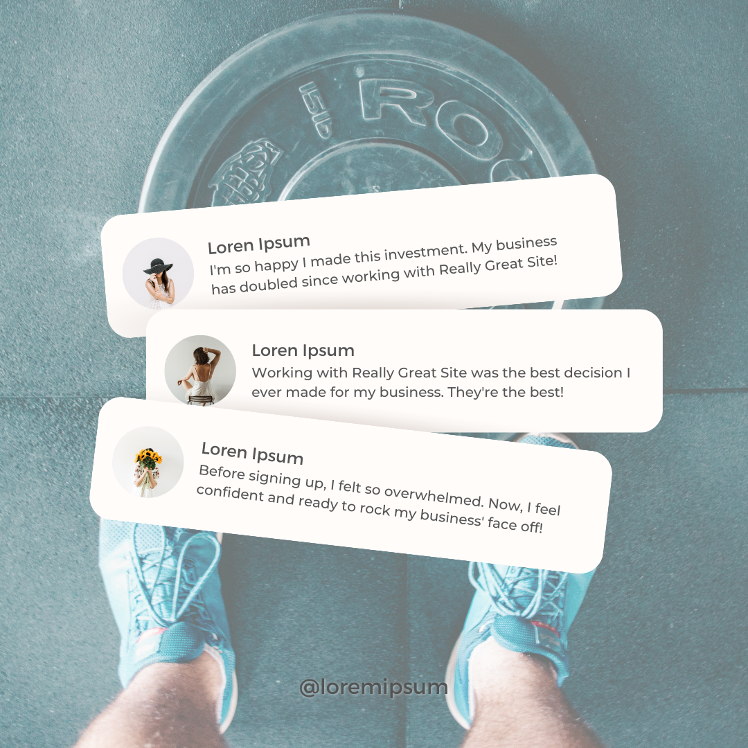 52 Testimonial Instagram & Facebook Posts