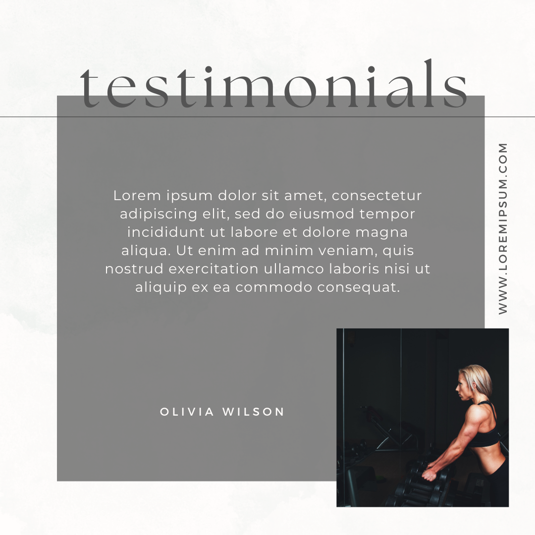 52 Testimonial Instagram & Facebook Posts