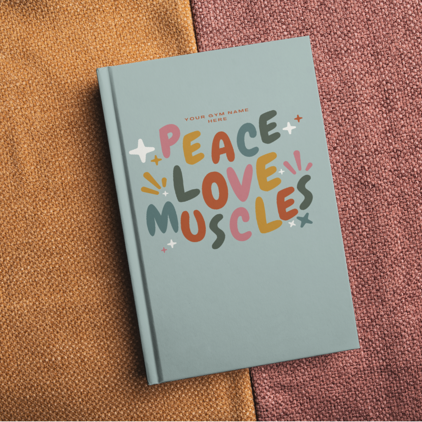 Peace, Love, Muscles Design