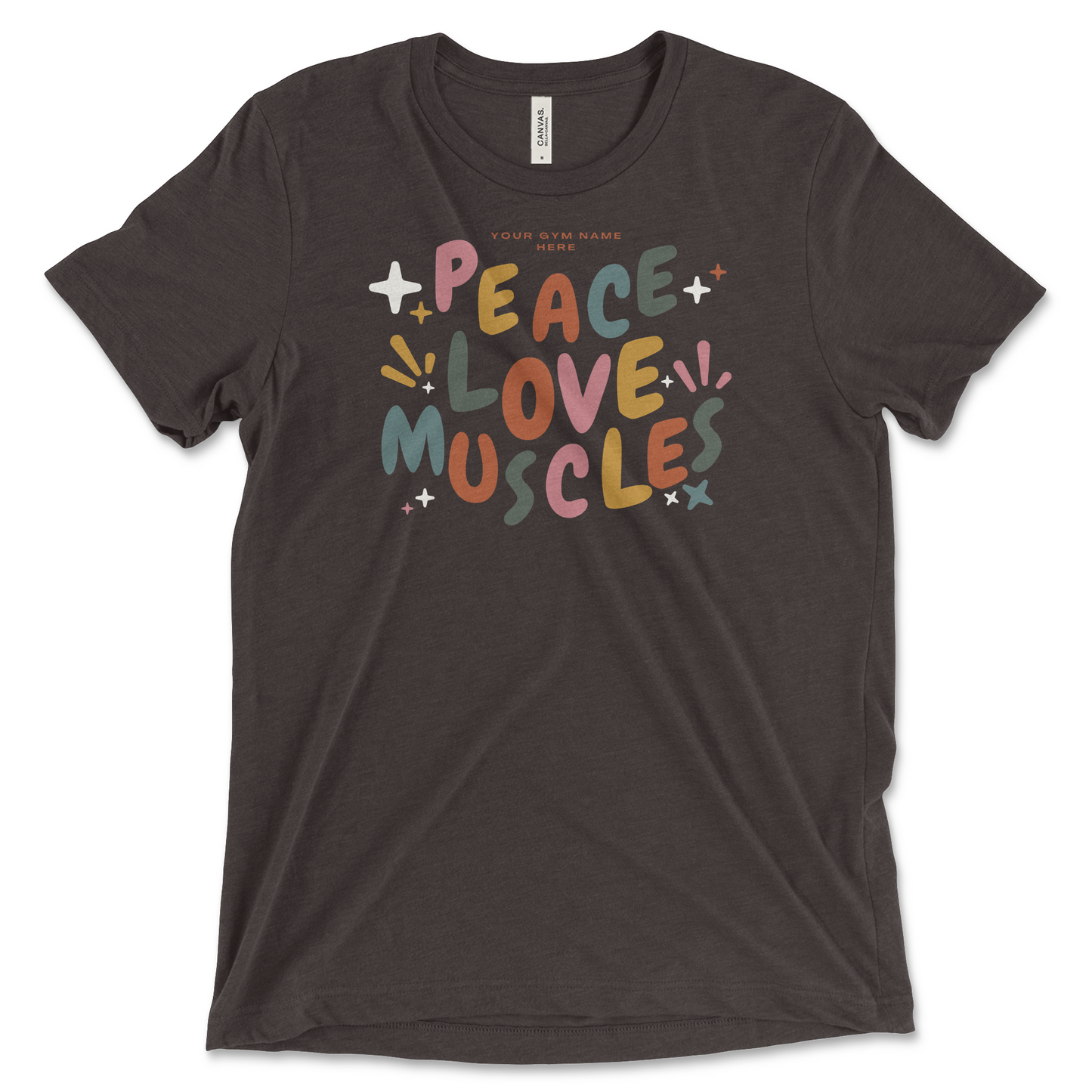 Peace, Love, Muscles Design