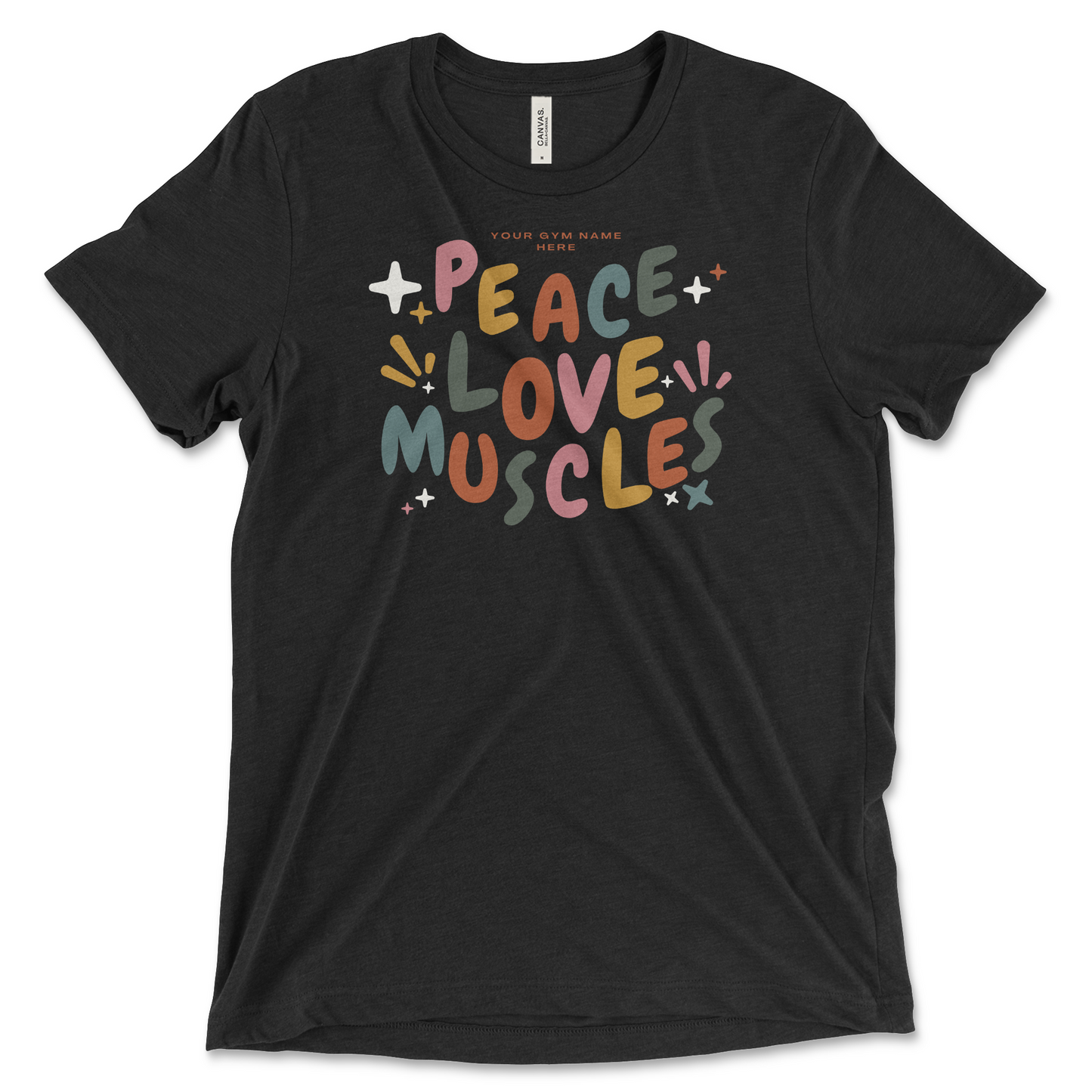 Peace, Love, Muscles Design
