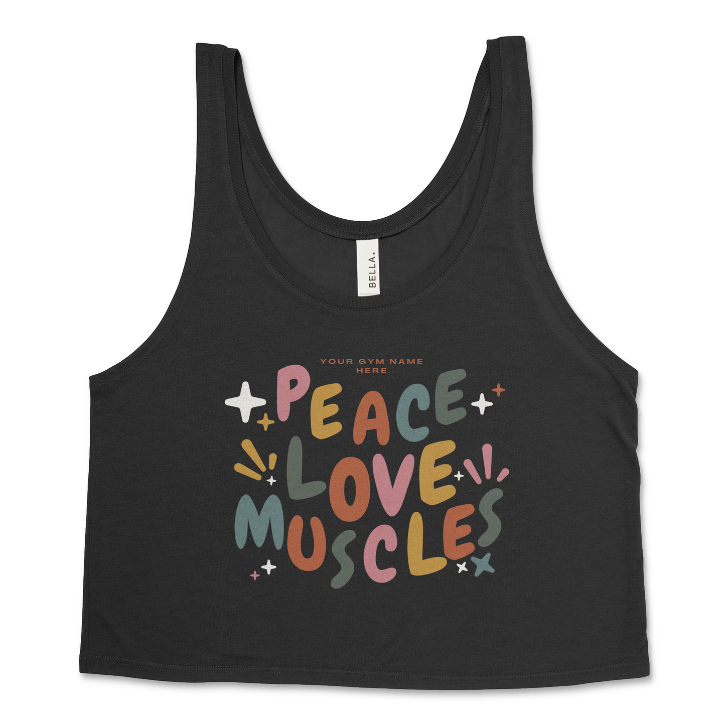Peace, Love, Muscles Design