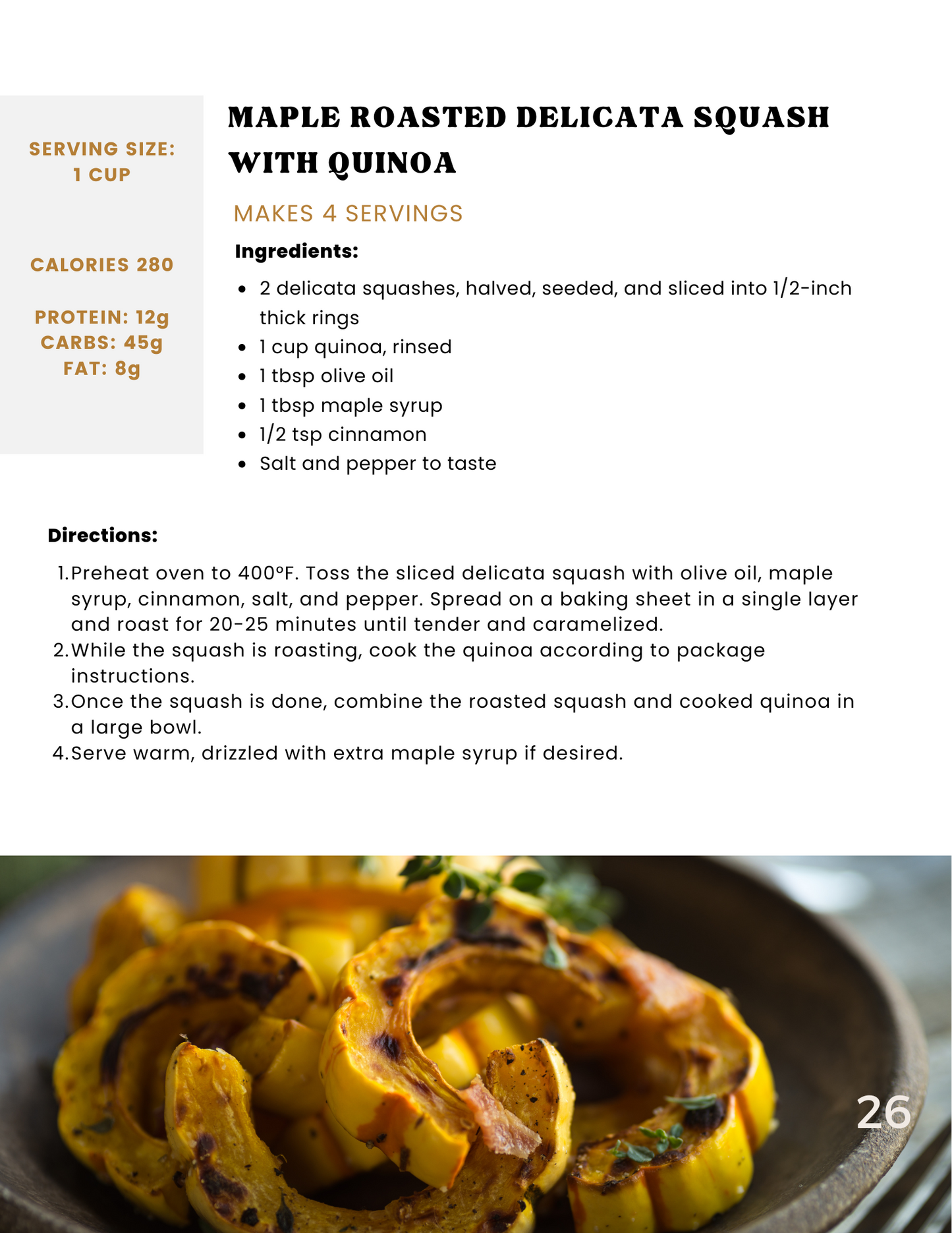 Fall Cookbook: 30 Hearty & Healthy Recipes