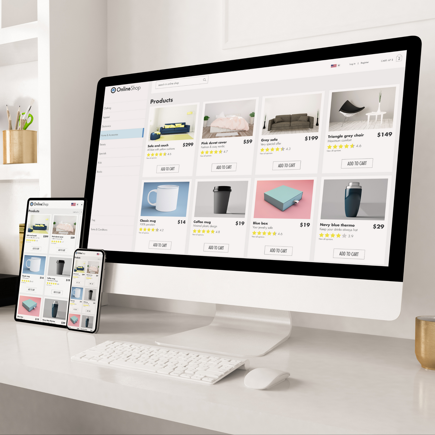 Build Me My Own Shopify or Squarespace Store