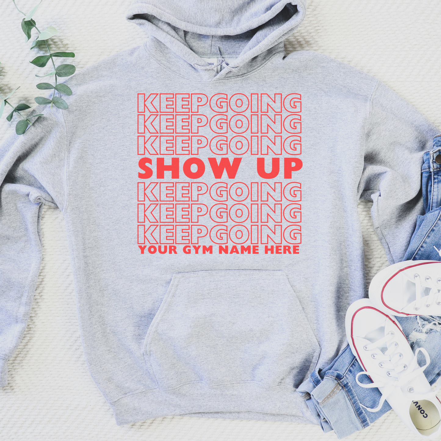 Show Up Keep Going Design