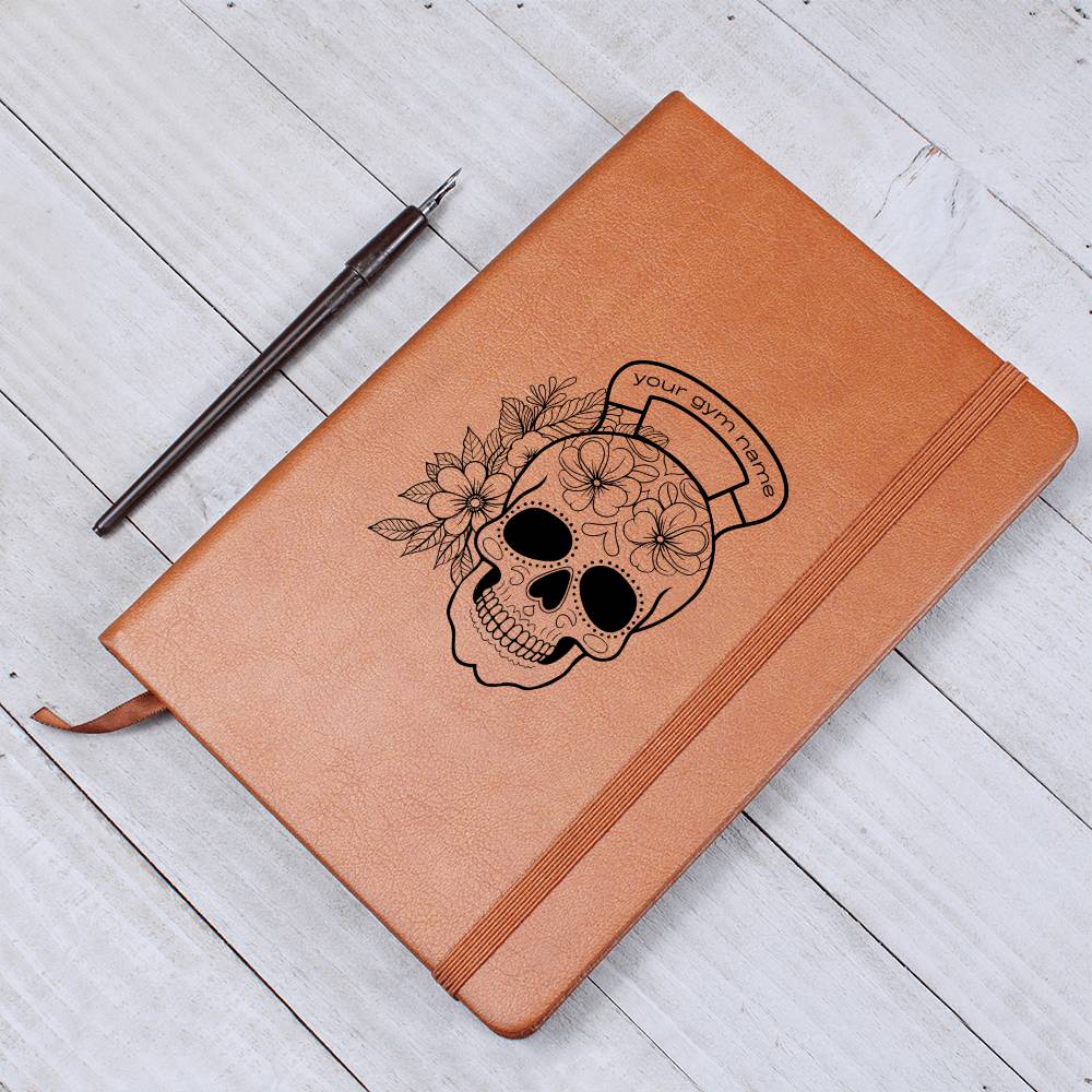 Floral Skull Kettlebell Design