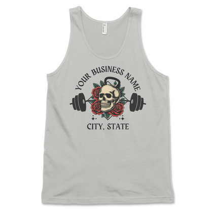 Kettlebell Skull w/ Roses Design